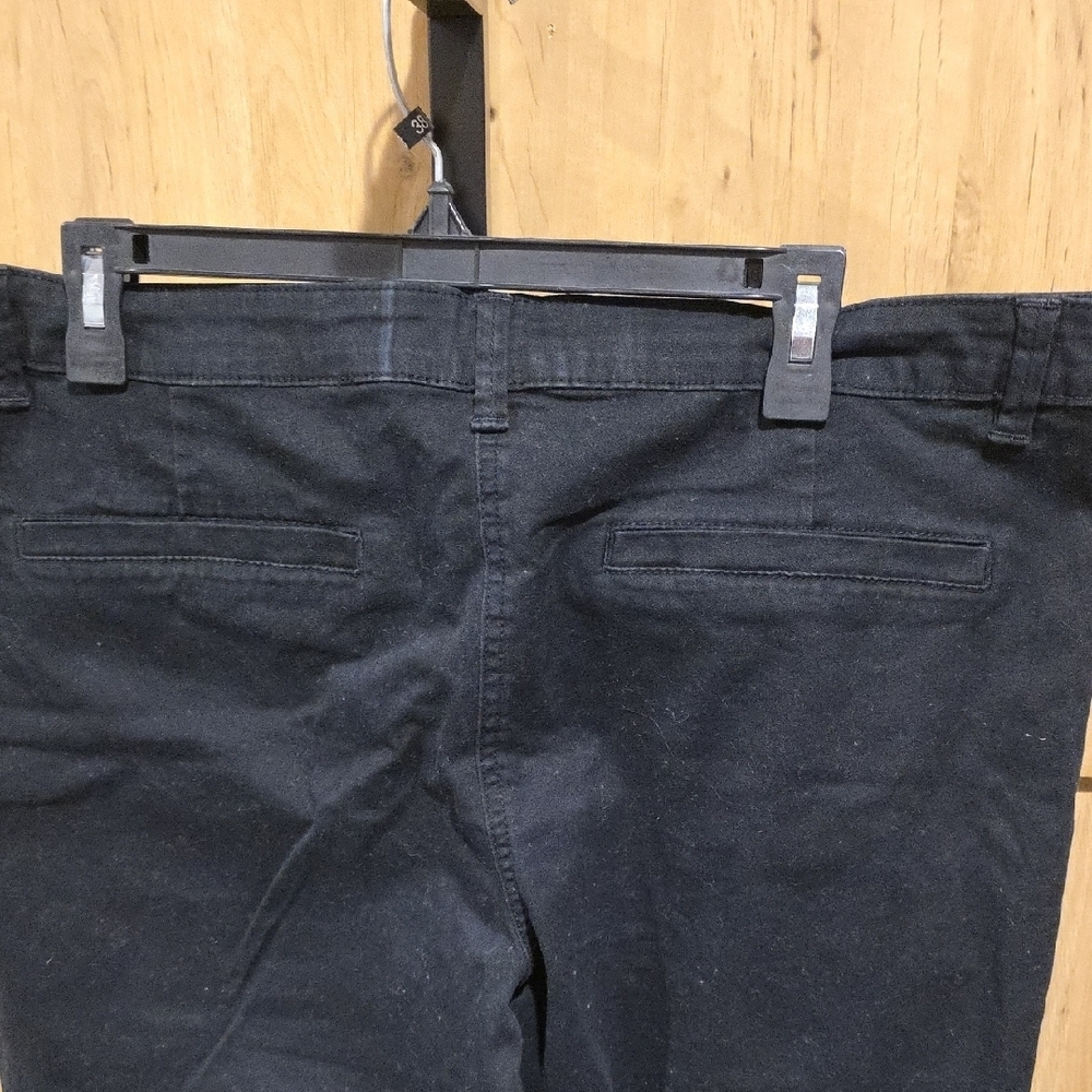 (J42) Black Capri Pants Sz 16 Womans - Picture 3 of 5